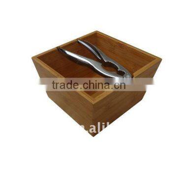 Bamboo Nut Square Holder