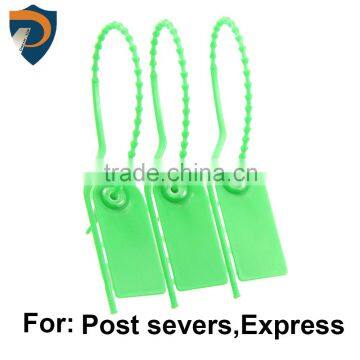 China courier security seals Alock Plastic Pull up security seals DP-210FY