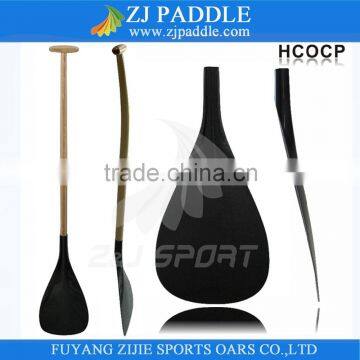 The Most Durable And Strongest Bent Wood Shaft Carbon Fiber Outrigger Canoe Paddle