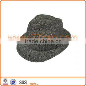 2014 Top Sales Billycock Herringbone Bulk Bowler Hat For Sale Manufactor