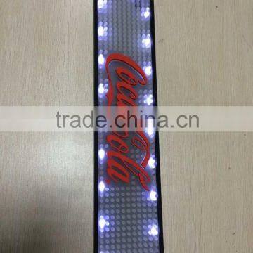 Custom Brands Soft Pvc Led Bar Mat photo-4