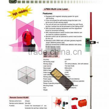 LP804 cross line laser