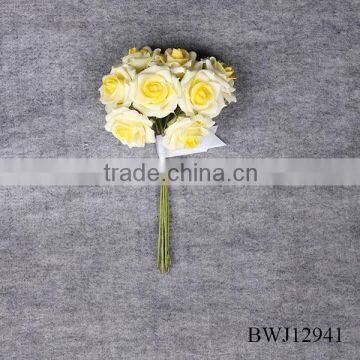 Handmade artificial rose FLOWERS for wedding decoration