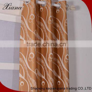 Fine appearance 100% Polyester window blinds, hotel camel curtain fabric