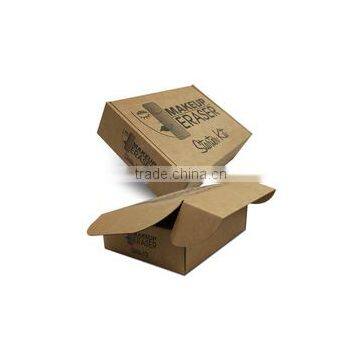 Kraft paper corruagted shipping box with logo printed/New design kraft box