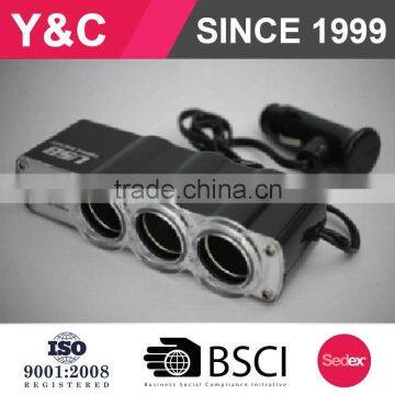 2 Way Cigarette Lighter Socket With 2 USB photo-5