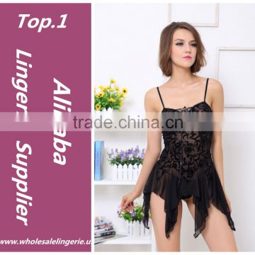 Black irregular erotic babydoll beautiful japan hot sex girl photo lingerie