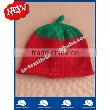 IN STOCK new product china manufacturer OEM CUSTOM LOGO winter cotton baby warm apple Watermelon hat and cap