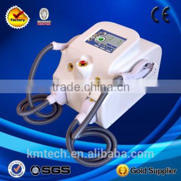 IPL portable doulbe handpieces SSR+SHR beauty machine