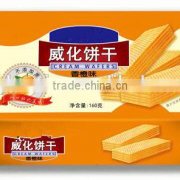 160g Orange Flavor Wafer Biscuit