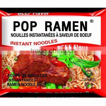 Chinese famous brand instant noodles OEM HACCP QS