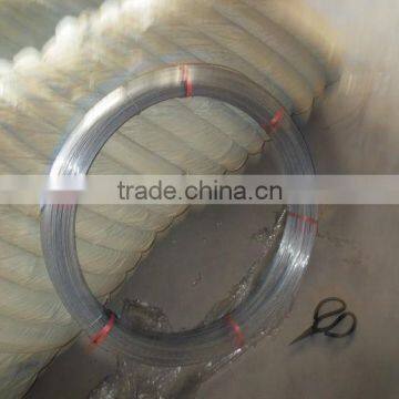 Hot-dipped Galvanized Oval Steel Wire 17/15