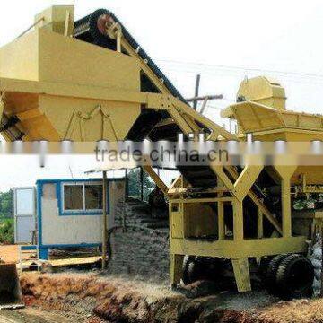 Newly YHZS60m3 mobile cement plant
