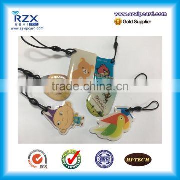 Free design 13.56Khz/125Khz small passive rfid epoxy tag