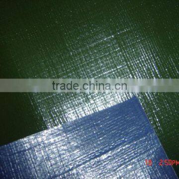 double silver reinforced hem matal grommets pe tarpaulin