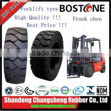 Top level manufacture solid pneumatic forklift tire 8.25-15