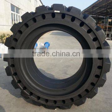 Cheap Rice and Cane Agricultur Tractor Solid Tyre 10-16.5 photo-2