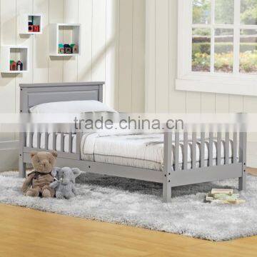 Grey Color Unique Cheap Price Baby Relax Oine Wood Toddler Bed photo-3