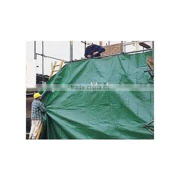 High Quality Dark Blue Brown Polytheylene Waterproof Raincoat Fabric Tarpaulin Cover for Sun in Construction photo-2