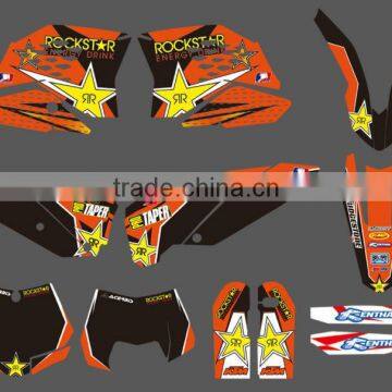 mini bike stickers/Dirt Bike Decal/Motorbike/motocross GRAPHICS kit for Motorcycle(DST0001)