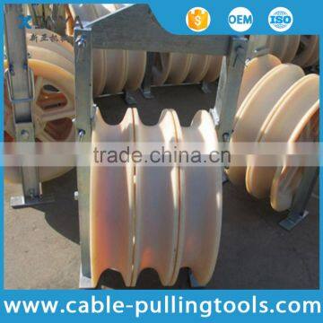 660mm Nylon Large Diameter Bundled Conductor Pulley Stringing Block Suitable For ACSR photo-2