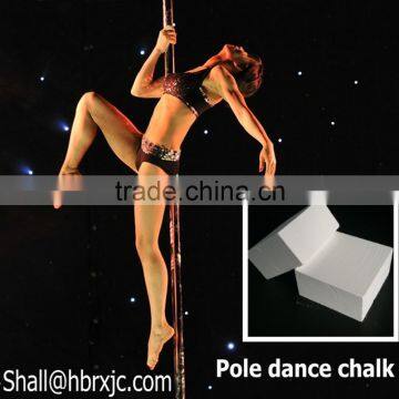 magnesium carbonate pure gym chalk block for pole dance