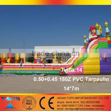 Inflatable Slide Tinfla 14 in PVC Tarpaulin Mario photo-2