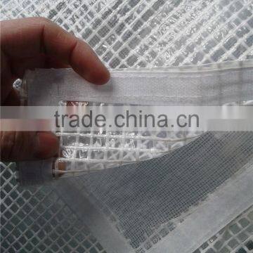 clear mesh patio tarpaulin, covering HDPE mesh tarp, various usage greenhouse tarpaulin