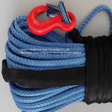 12 Strands  UHMWPE  Rope Winch Rope Blue