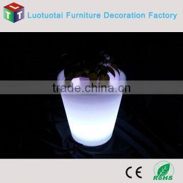 Led Outdoor Flower Pot, Rechargeable Plastic Garden Pot, China Wholesale Plant Pot