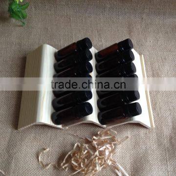 Wooden Storage Holders Pine Wood Racks Removeable Wooden Display Shelf for Essential Oil
