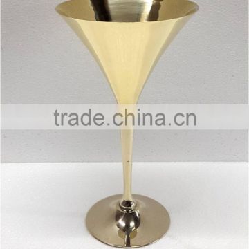 Brass Goblets and Wine Glasses with High Quality Polish With Nickel Finish