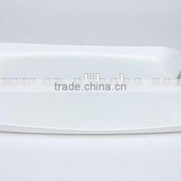 PP 100% food grade plastic food tray kinchen ware with handle