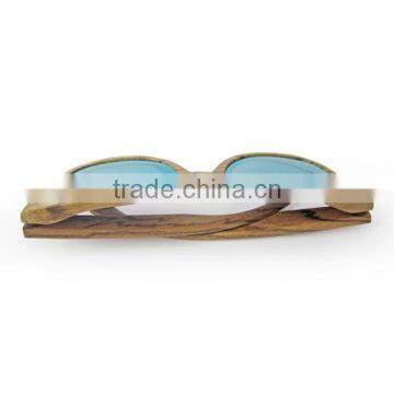China Wooden Sunglasses 2017, Colorful Zebra Wood Eye Glasses