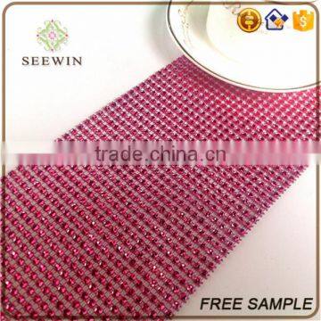 Royal Clean New Style Diamond Mesh Fabric for Table Runner photo-3