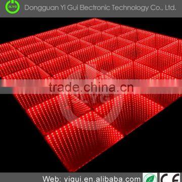 3d infinity mirror led dance floor for club/ wedding/bar