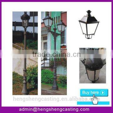 China supplier antique cast iron park lamp post