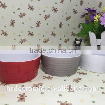 Stocked Nice Colorful Porcelain Round Ceramic Soup Bowl