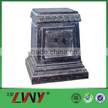 High quality natural stone interior black decorative column