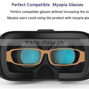Cheap Vr Box V2 3 D Vr Glasses Mobiles 3 D Glasses Print Logo Oem With Bluetooth Gamepad Virtual Reality photo-3