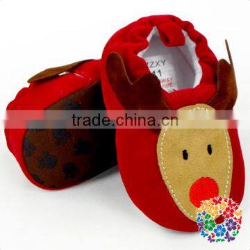 Red Bow Fringe Newborn Baby Warm Winter Shoes Wholesale photo-4