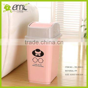 Wholsale pp Plastic Trash Can Home Waste Bins With Lids photo-4
