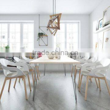 Chrome Plated Steel Leg 28 Inch 3 Rod Outdoor Hairpin Table Leg photo-3