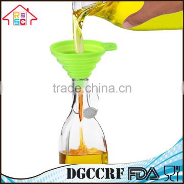 Food Grade Kitchen Collapsible Silicone Funnel