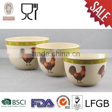 Melamine bowl set