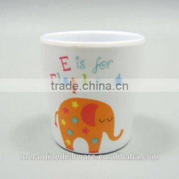 Cute kid children tableware/melamine milk cup for children