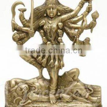 Home Decoration Use Antique Decorative Metal Craft Gift Bronze Kali Goddess photo-2