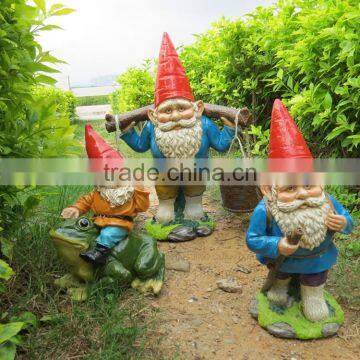 Popular 2016 Hot Sell Resin Craft Fiberglass Christmas Garden Statue Decorations photo-3
