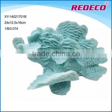 Artificial resin corals for aquarium decoration