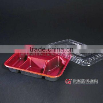 ChengXing wholesale double color pp disposable plastic children food tray